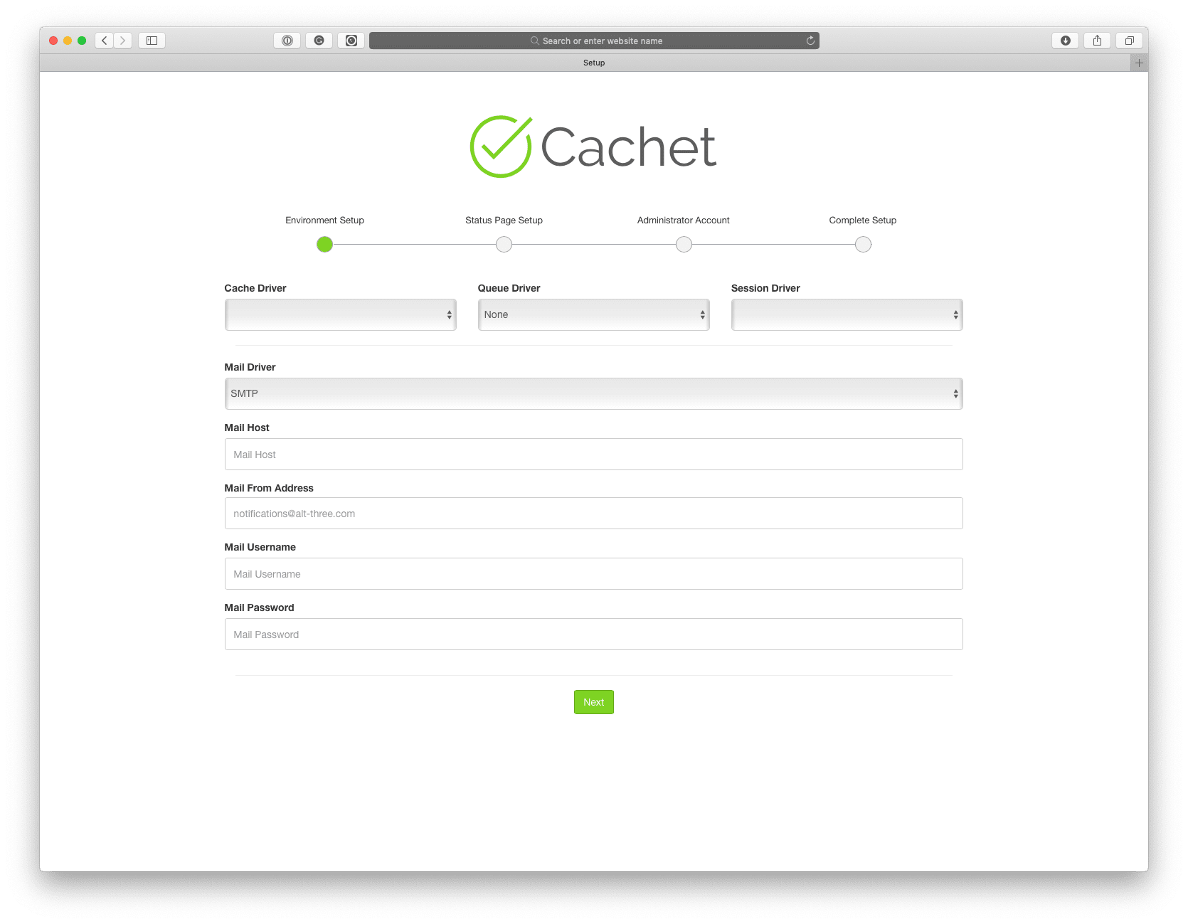 Image Cachet Install